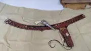 REVOLVER HOLSTER WESTERN GUN COVER PISTOL HOLSTERS LEATHER SINGLE ACT.43/.45/.32