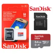 Sandisk Ultra 64GB micro SD Card SDHC Memory Card 4K Galaxy Phone Camera Tablet