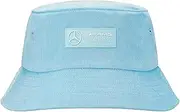 Mercedes AMG Petronas Formula One Team - Retro Bucket Hat - Blue - Unisex - Size: One Size, Blue, One Size