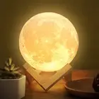 Moon Lamp Balkwan Moon Night Light uses Dimmable and Touch Control Design,Rom...