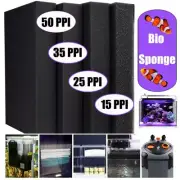 Biochemical Filter Foam Cotton Bio Sponge Pad For Aquarium Fish Tank Pond Black