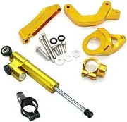 Motorcycle steering damper For Suzuki GSXR 1000 GSXR1000 K9 2009 2010 2011 2012 2013 2014 2015 Motorcycle Steering Stabilizer Damper Mounting Bracket Kit