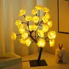 Table Lamp Night Lights Rose Tree Home Light Decor Christmas Lamp Desk Lights