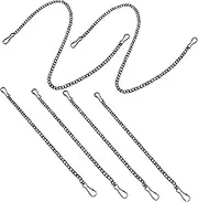 HAPINARY 6Pcs Plant Hangers with Hook Clips Durable Iron Chains for Hanging Decor Easy Install Chain Hooks for Garden and Home Ornaments Lengths