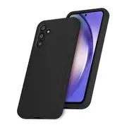 ZUSLAB Galaxy A55 Case Nano Silicone Shockproof Gel Rubber Bumper Protective Cover for Samsung (2024) - Black