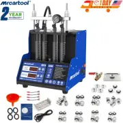 4 Cylinders GDI Fuel Injector Tester Cleaner Nozzle Ultrasonic Cleaning Machine