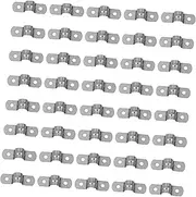 1set Stainless Steel U Shaped Plumbing Saddle Clips Durable Tube Strap Tension Clamps for Hoses Water Pipes and Gas Lines Lightweight Design for Indoor and Outdoor Use 40pcs