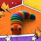 Fidget Slug Toy for Kids & Adults, 1Pc Autism Sensory Toys for Autistic Children