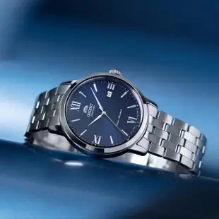 【ORIENT 東方錶】DateⅡ 系列 羅馬刻度 機械錶 男錶 手錶 藍寶石 藍色(RA-AC0F09L)