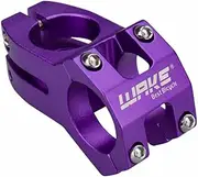 31.8mm Bike Stem 45mm 0 Degree Lightweight Aluminium Alloy Openwork Riser Short Handlebar Bicycle Stem for MTB Road Bike BMX
