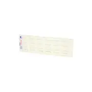 Fischer Louvre Panel Plastic 150 x 460mm Beige - Box of 6
