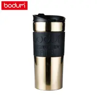 在飛比找momo購物網優惠-【Bodum】雙層不鏽鋼隨行杯350cc-金