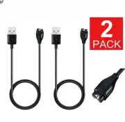 2 x USB Charging Cable Cord for Garmin Fenix 5 5S 5X 6Pro Vivoactive 3 Vivosport