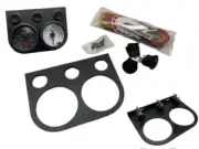 Universal Dual Gauge Under Dash Mounting Bracket Pod 52mm W/Switches