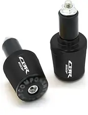 CNC Bar ends Handlebar Grip End Caps for HO&ND&A CB650F CB 650F CBR650F CBR 650F Year-Round Motorcycle Accessories 7/8" 22MM CNC Handlebar Grip Cover Handlebar Cap End Plug