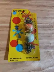 Vintage New Sealed Double Ball Jacks Set Jax