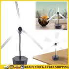 Fly Fan for Tables USB Rechargeable Food Spinning Fan for Picnic Kitchen Party