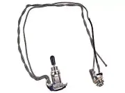 Wired Switchcraft 3 way toggle switch + Switchcraft jack