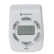 15 Amp 7-Day Indoor Plug-In Digital Timer Programmable Dust to Dawn Function