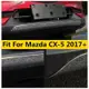 台灣現貨MAZDA 適用於馬自達 CX-5 2017- 2020 不銹鋼前頭保險槓保護面板條蓋裝飾外部配件