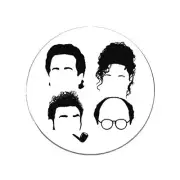 Seinfeld Jerry Elaine George Kramer Golf Ball Marker Novelty Gift