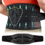 Back Brace for Lower Back Pain Breathable Waist Lumbar Support Relief Sciatica
