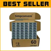 Premium Shaving: 60 Non-Slip Razor Blades for MACH3 - All-Day Smooth Shaves