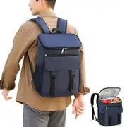 Portable Insulated Backpack Cooler Bag Leak Proof Soft Cooler for Camping-Blue