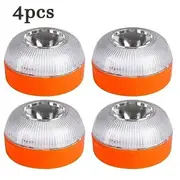 Newest Portable Emergency Light V16 Homologated Car Emergency Beacon Light Orange/Blue/Red Magnetic Induction Strobe Light 4pcs