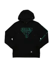 Fallen Footwear | Insignia Bold Hoodie - Black/Green | Podium Supply Co.