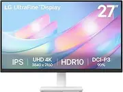 LG 27US550-W.AEK PC monitor 68.6 cm [27] 3840 x 2160 pixels 4K Ultra HD LCD White (27IN IPS 3840X2160 16:9 5MS - 1000:1 HDMI)