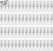 Glass Spray Bottle Atomizer, Refillable Container for Cleaning, Travel, Essential Oils, Perfume - 60 Pcs, 2ml