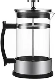 Opilroyn French Press Coffee Pot, 350ml 600ml Glass Carafe Coffee Press, French Press Coffee Brewer, Kitchen Accessories Coffee Pot, Coffee Plunger High Density Filter, Cafetiere Press for Coffee Tea