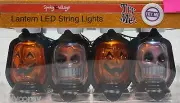 Halloween 8 Mini LED Pumpkin & Skull Lantern with Sound Effects NIB