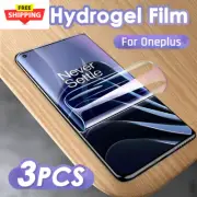 3Pcs Hydrogel Film Full Cover Screen Protector for OnePlus 11 10 9 8 7 Pro 8T 7T