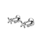 Caroma TASMAN II WASHING MACHINE TAP SET Copper Jumper Valve, CHROME *Aust Brand
