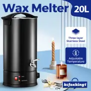 20L Electric Wax Melter Candle Soy Bees Soap Making Spout Pot Furnace Machine