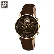 'Ned Kelly Such is Life' Leather Strap Chronograph