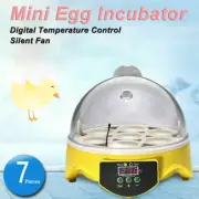 7 Egg Incubator Fully Automatic Digita Turning Chicken Duck Poultry Hatcher AU