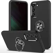 Galaxy S23 Plus Case for Samsung Galaxy S23 Plus Case Military Grade Shockproof Built-in Ring Holder Kickstand Car Mount Armor Heavy Duty Protective Case for Galaxy S23+ Plus Phone Case (Black)