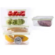 Spacious Square Vacuum Food Storage Container Perfect For Fridge Or Pantry