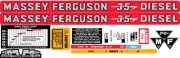 Massey Ferguson 35 Diesel Complete Decal Kit