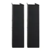 2x Marbig Clearview A4 Lever Arch File Folder Organiser Document/Paper Black