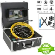 Sewer Camera 10'' Screen Borescope Pipe Inspection Endoscope 1000TVL Camera