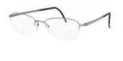 Silhouette Illusion 4453 6075 Men's Glasses Purple Size 50 - Private Health Rebate - Blue Light Block Available