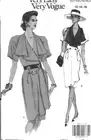 Vogue 7821 Sewing Pattern, Dress, Size 12-14-16, Uncut, Factory Folded