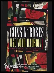 GUNS N' ROSES - USE YOUR ILLUSION I DVD ~ 1992 WORLD TOUR ~ SLASH METAL 1 *NEW*