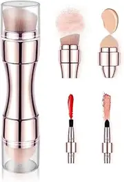 4 in 1 Makeup Brush Set, Eyeshadow Lip Face Concealing Blush Foundation Brush