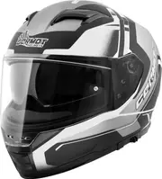 Germot GM 350 Dekor, full face helmet , color: Matt Black/Grey/White , size: M