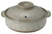 Donabe (clay pot) Ginpo Mishima Donabe, 8th size, serves 2-3 people From Japan